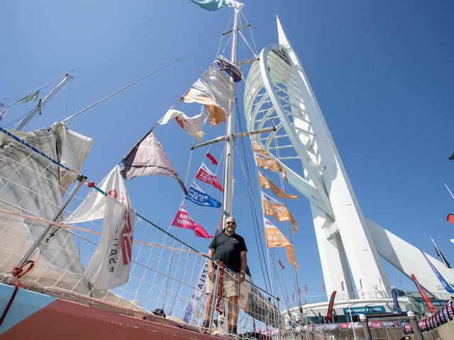 Pictured - Bob Beggs, Skipper of this year's winning Clipper Ha long Bay VietnamPhotos by Alex Shute
