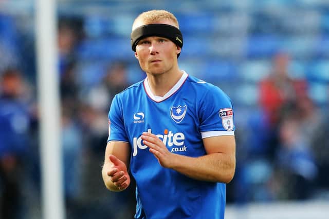Curtis Main scored six goals in 23 appearances for Pompey, before departing for Motherwell in January 2018.  Picture: Joe Pepler
