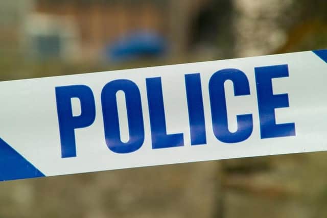 Police and NIFRS crews attended a road traffic collision in Larne. Photo: NI World
