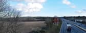 View from M27 footbridge looking east towards the site. Photo: Electric J11/FBC planning portal