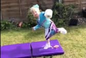 Clip from the Toilet Roll challenge video