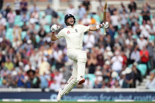 England captain Joe Root has marked his 100th Test appearance with a century in the first Test against India in Chennai. Photo: Adam Davy/PA Wire.