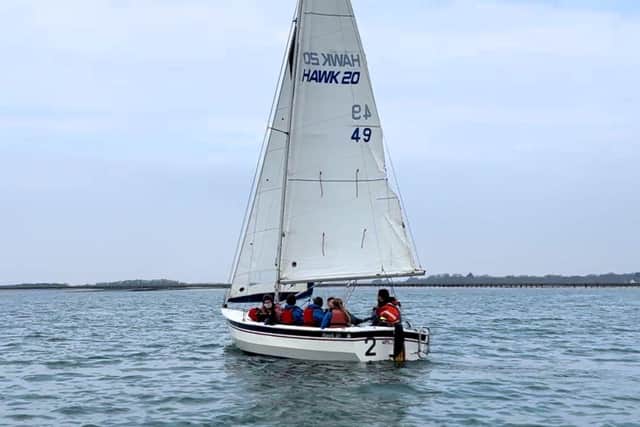 Exploring the waters of Chichester Harbour – a highlight of the February half-term residential camp at Cobnor Activities Centre.