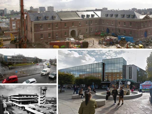 Some of these buildings are empty and some have been given a new lease of life
