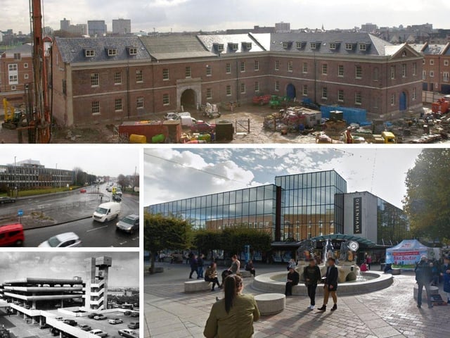 Some of these buildings are empty and some have been given a new lease of life