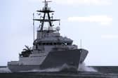 HMS Tyne, an offshore patrol vessel, was dispatched earlier this year to safeguard UK fishing waters.