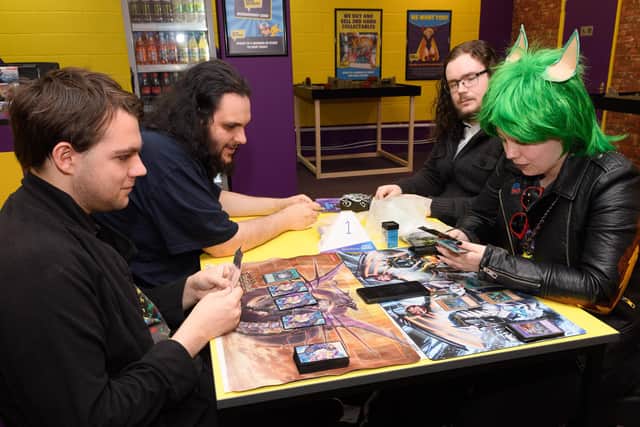 Pictured is: Benjamin and Mark Smith, Brandon Stenlake and Charlotte Green as Scurge the hedgehog
Picture: Keith Woodland (310721-17)
