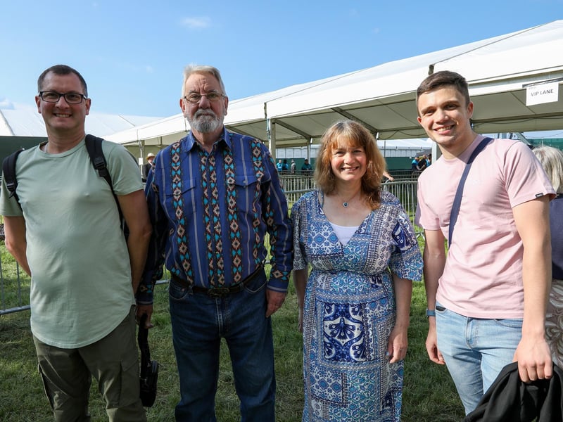 From left: Paul Pycroft, Alan King, Karen Davis-Duncan and James Duncan. Picture: Chris  Moorhouse (050624-011)