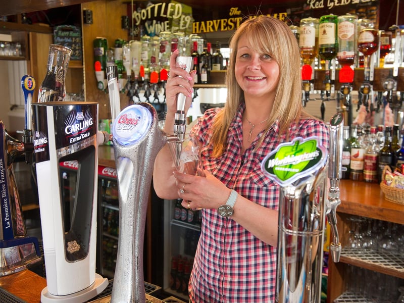 Julie Francis, the manager of The Harvest Home in Copnor Road, Copnor, in 2015