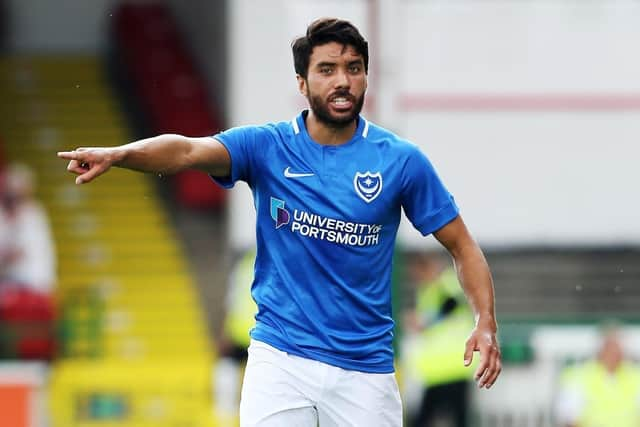 Danny Rose made 64 appearances and scored five goals during his time at Fratton Park. Picture: Joe Pepler.