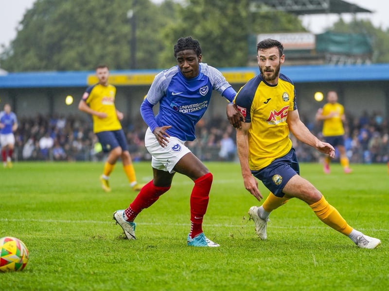 A lively cameo with the academy talent catching the eye with his direct running.