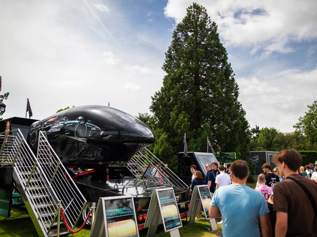F1 Simulator at Beaulieu Supercar Weekend