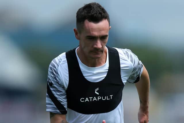 Shaun Williams during Pompey pre-season training. Picture: Chris Moorhouse