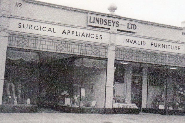 Lindsey's shop in Elm Grove, Southsea, where number 110 was acquired in 1941 and number 112 added later