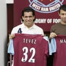 Carlos Tevez, left, and Javier Mascherano signed for West Ham in 2006.Picture: AFP PHOTO/SHAUN CURRY (Getty Images)