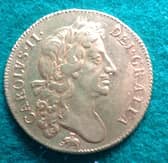 The stunning Charles 11 two guinea coin, dated 1678, sold for £7,200 at the Nesbit collectables. Pic Nesbit