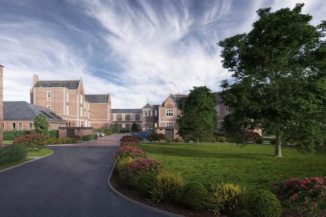 CGI of how the St James' Hospital site will look under plans by developer PJ Livesey