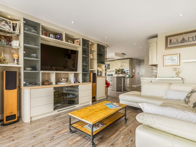This four-bedroom apartment on St Helens Parade, Southsea, is on the market for £1.29m. It is listed by Fine and Country.