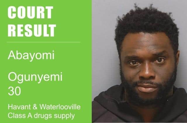 Abayomi Ogunyemi was jailed for three and a half years. Pic Hants police