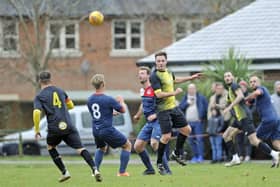 Infinity in action at Knowle Village last season against Paulsgrove. They will be playing home games next season at Hythe's Clayfields, or at Stoneham's former HP Arena. Picture: Ian Hargreaves