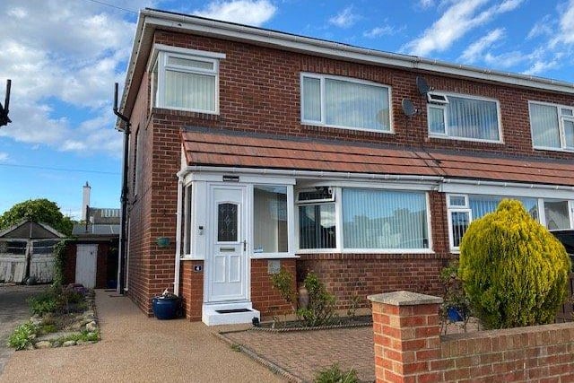 Listed as a delightful three bedroom semi detached home with estate agents Your Move, this property is on the market for £140,000.