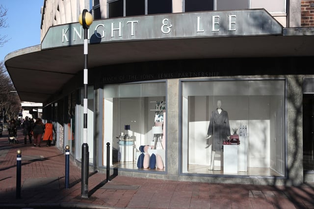 The John Lewis Knight And Lee store in Southsea, Hampshire. Knight & Lee was the smallest store in John Lewis's estate. Picture date: Wednesday January 23, 2019. See PA story .