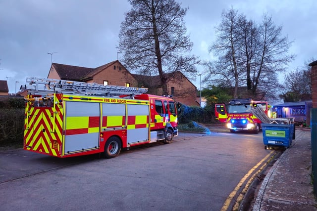 Firefighters at Manor Infant School