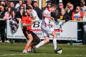 The third highest Wessex League crowd since records began - 1,458 - watched AFC Portchester lose 2-1 at home to Horndean. Picture by Nathan Lipsham