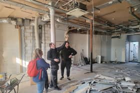Work to construct a new community cinema in Southsea is underway after over £9,000 was raised to fund the project. Picture: Aysegul Epengin.