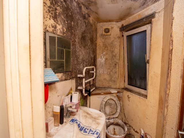 Portsmouth central apartment block, Windsor House in dire state on Wednesday 5 January 2022

Pictured: excessive mould in one of the apartment bathrooms.

Picture: Habibur Rahman