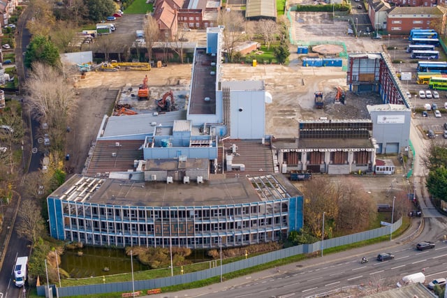 Much of the building which housed the printing press has been demolished. Picture: Marcin Jedrysiak