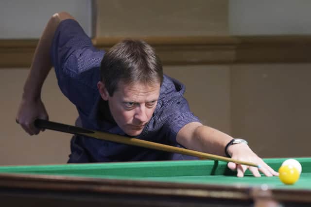 Andy Boulton  made breaks of 33 and a 55 clearance in Craneswater A's victory.

Picture: Neil Marshall