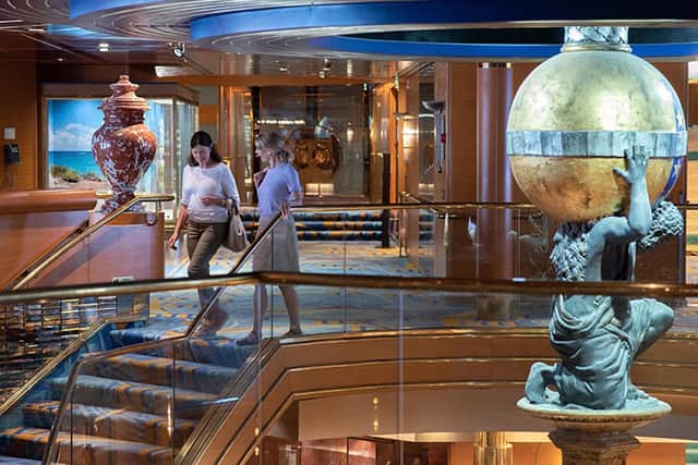 The atrium on Borealis. Picture: Fred. Olsen Cruise Lines