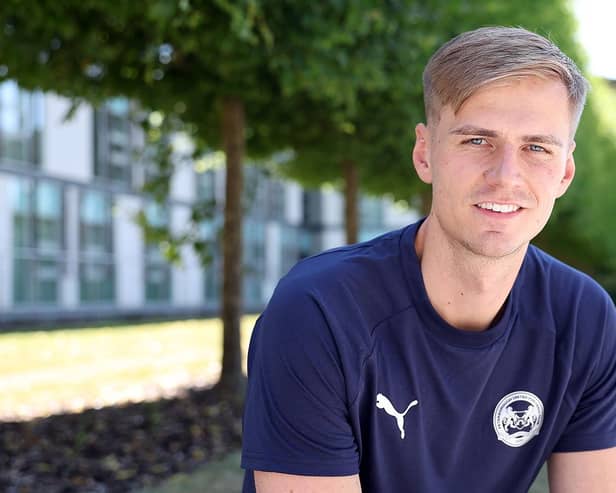 Former Pompey keeper Alex Bass has joined Peterborough. Photo Joe Dent/theposh.com