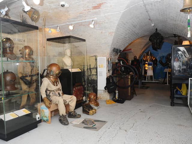 A six figure sum has been donated to the Gosport Diving Museum as work to progress its renovations progresses.