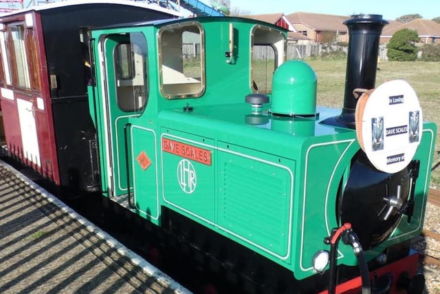 The new diesel train at the Hayling Light Railway has been named after a much-loved volunteer who passed away.