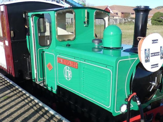 The new diesel train at the Hayling Light Railway has been named after a much-loved volunteer who passed away.