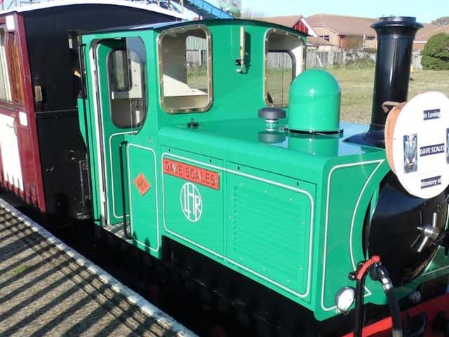 The new diesel train at the Hayling Light Railway has been named after a much-loved volunteer who passed away.