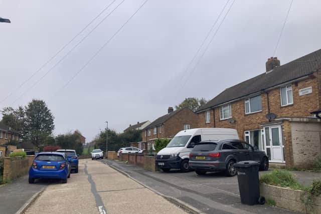 Scene in Cinderford Close, Paulsgrove. Emma Watts is fighting for her life as Paul Watts charged with attempted murder
