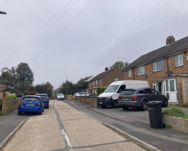 Scene in Cinderford Close, Paulsgrove. Emma Watts is fighting for her life as Paul Watts charged with attempted murder