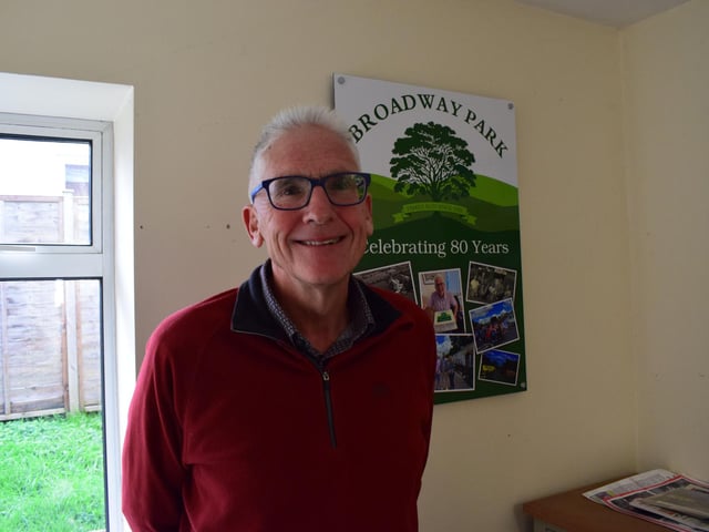 Roly Foster, manager of Broadway Park