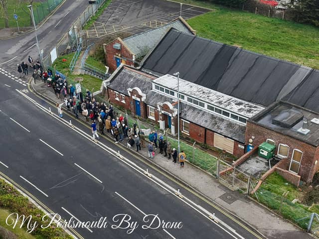 Eastney swimming pool protest