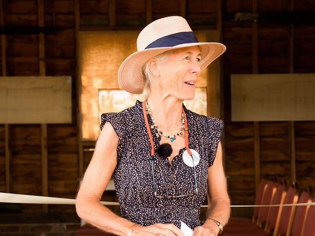 Chair of the Buckler's Hard Shipyard Trust, Mary Montagu-Scott