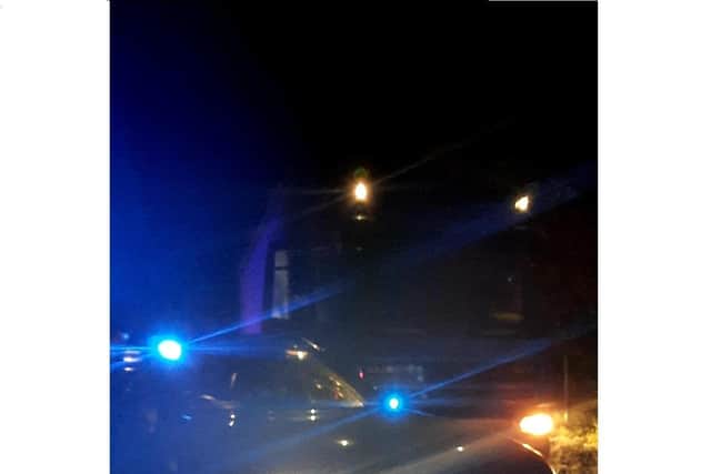 The occupants of the HGV were arrested after a spate of thefts from lorries sat in lay-bys in Hampshire. Picture: Hampshire Roads Policing Unit.
