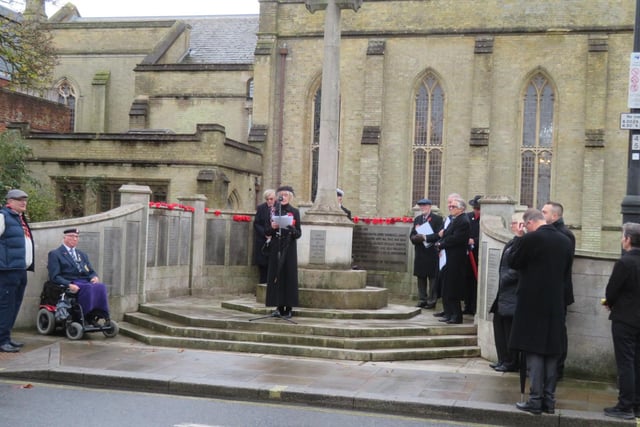 Fareham Remembrance Sunday commemorations on November 12 2023.