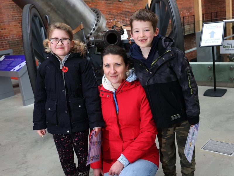 Pictured is Mum Jenny Southall with twins Amelia, 7, and Hugh, 7.
Picture: Sam Stephenson.