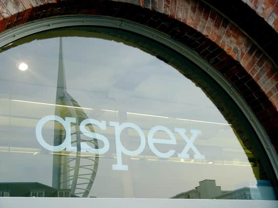 Aspex Gallery in The Vulcan Building, Gunwharf Quays