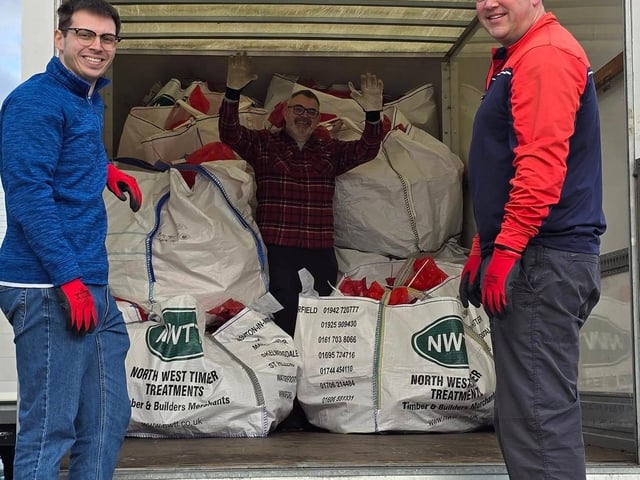 The Toy Appeal sacks ready for delivery