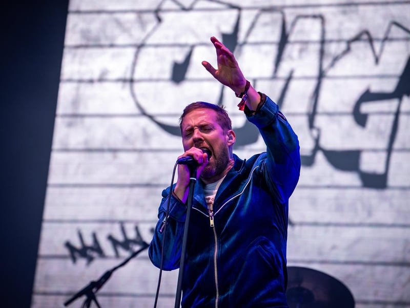 Frontman Ricky Wilson was energetic in front of the delighted crowds. Photo by Alex Shute