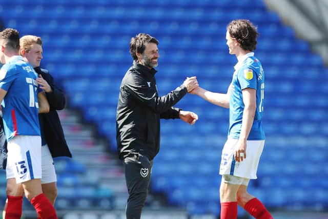 Danny Cowley and Rasmus Nicolaisen
